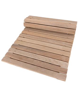 Tapis de sauna en bois 0,45x1,5 m
