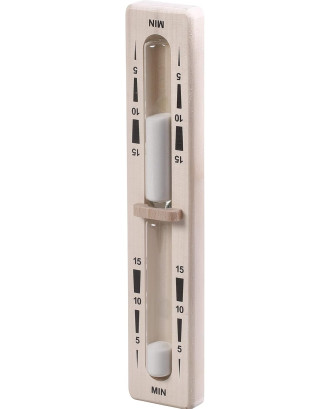 Sablier pour sauna - 15 min, blanc Sablier pour sauna - 15 min, blanc ACCESSOIRES DE SAUNAS