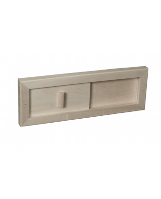 Loquet d'aération neuf 365x125 BÂTIMENT DE SAUNA