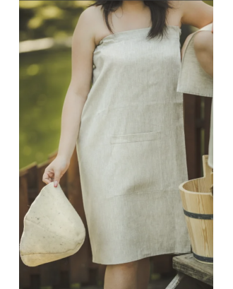 Tablier de sauna pour femme - 85 x 145 cm Tablier de sauna pour femme - 85 x 145 cm ACCESSOIRES DE SAUNAS
