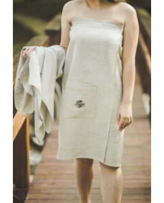 Tablier de sauna pour femme - 85 x 145 cm Tablier de sauna pour femme - 85 x 145 cm ACCESSOIRES DE SAUNAS