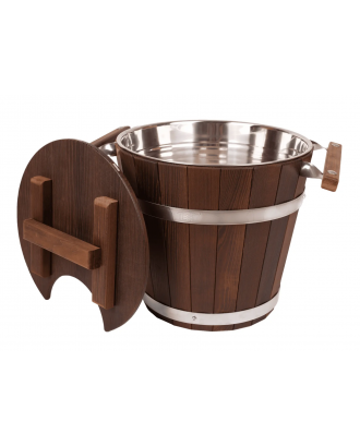 Cuit-vapeur isotherme 20 L avec insert en acier inoxydable, couvercle et seau ACCESSOIRES DE SAUNAS