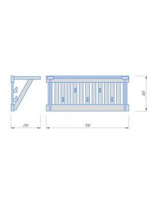 Cintre 700x300x250 ACCESSOIRES DE SAUNAS Cintre 700x300x250 ACCESSOIRES DE SAUNAS