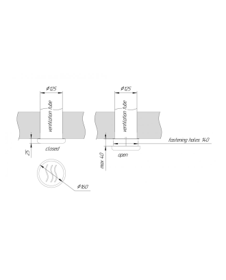 Volet de ventilation d100 en bois thermo-traité, base en acier inoxydable BÂTIMENT DE SAUNA Volet de ventilation d100 en bois thermo-traité, base en acier inoxydable BÂTIMENT DE SAUNA
