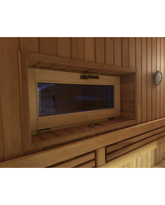 Fenêtre de bain et sauna « Éjectable » 1000x500 mm BÂTIMENT DE SAUNA
