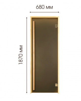 Porte pour bains et saunas Tesli Grand 1900x700 PORTES DE SAUNA