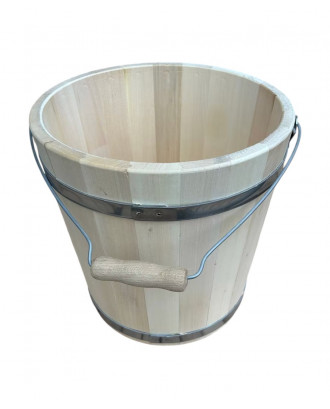 Seau de sauna en bois, 15 L ACCESSOIRES DE SAUNAS