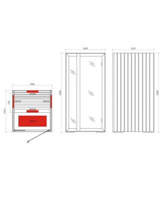 CABINE INFRAROUGE HARVIA ONNI MINI CABINES DE SAUNA INFRAROUGE