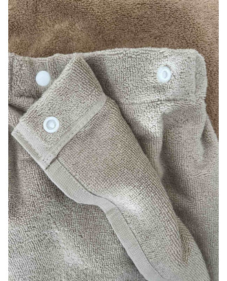 Tablier de sauna pour homme, gris, 67 x 140 cm ACCESSOIRES DE SAUNAS Tablier de sauna pour homme, gris, 67 x 140 cm ACCESSOIRES DE SAUNAS