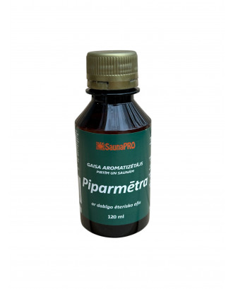 Parfum de sauna Menthe poivrée 120 ml AROMES DE SAUNA ET SOINS DU CORPS