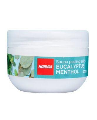 Sel exfoliant pour sauna HARVIA, Eucalyptus - Menthol, 200 g
