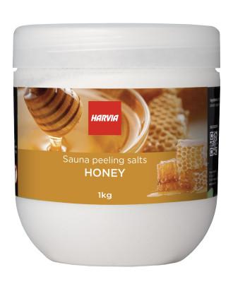 Sel exfoliant pour sauna HARVIA, Miel, 1kg AROMES DE SAUNA ET SOINS DU CORPS
