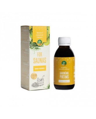 Mélange d'extraits pour saunas aux huiles essentielles de citron et de romarin, 150 ml