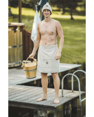 Tablier de sauna pour homme 55x140cm ACCESSOIRES DE SAUNA