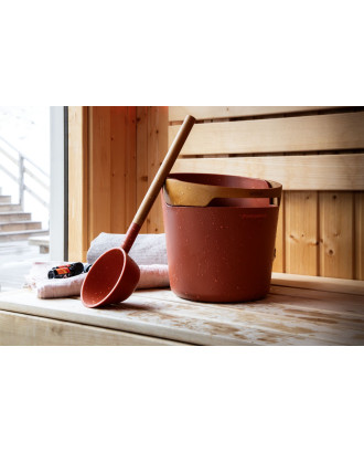 Accessoires de sauna – Seau et louche Harvia Helmi, terre cuite ACCESSOIRES DE SAUNAS