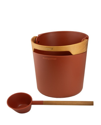 Accessoires de sauna – Seau et louche Harvia Helmi, terre cuite Accessoires de sauna – Seau et louche Harvia Helmi, terre cuite ACCESSOIRES DE SAUNAS
