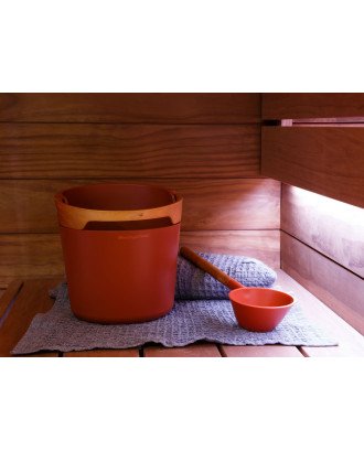 Accessoires de sauna – Seau et louche Harvia Helmi, terre cuite ACCESSOIRES DE SAUNAS