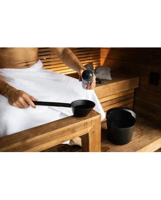 Accessoires pour sauna - Seau et louche Harvia Helmi, noirs ACCESSOIRES DE SAUNAS