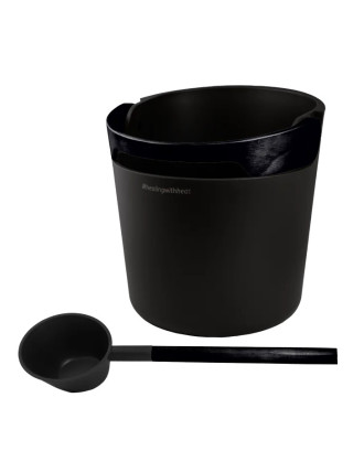 Accessoires pour sauna - Seau et louche Harvia Helmi, noirs Accessoires pour sauna - Seau et louche Harvia Helmi, noirs ACCESSOIRES DE SAUNAS