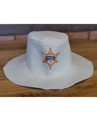 Chapeau de Sauna - SHERIFF, 100% laine, blanc ACCESSOIRES DE SAUNA