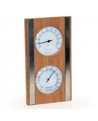 Thermomètre - Hygromètre Sauna Vertical Sauflex Cedar ACCESSOIRES DE SAUNA