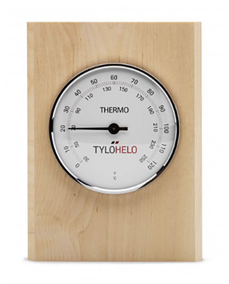 Thermomètre de sauna classique TYLÖHELO, bouleau