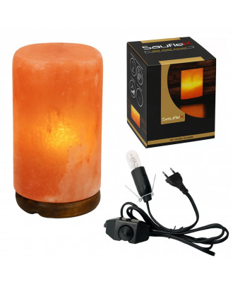 Lampe de sel de l'Himalaya SAUFLEX, cylindrique, 3-4 kg ACCESSOIRES DE SAUNAS