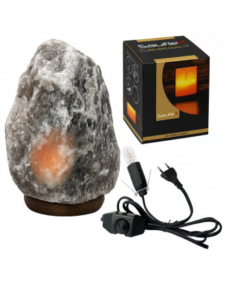 Lampe de sel de l'Himalaya SAUFLEX, forme naturelle, 5-7 kg, grise ACCESSOIRES DE SAUNAS