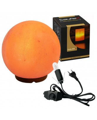 Lampe de sel de l'Himalaya SAUFLEX, ronde, 3-4 kg ACCESSOIRES DE SAUNAS
