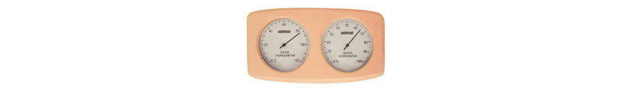 Thermomètres et hygromètres de sauna