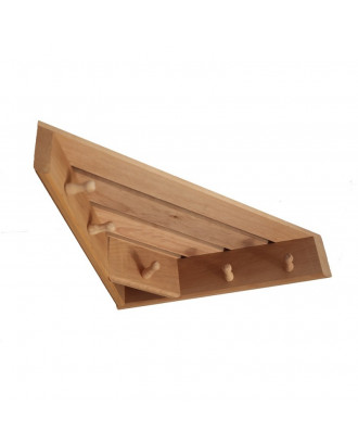 Etagère d'angle en bois 40x40 cm ACCESSOIRES DE SAUNA