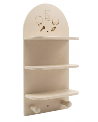 Étagère de rangement pour l'antichambre du sauna, en contreplaqué de bouleau ACCESSOIRES DE SAUNAS