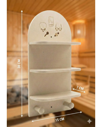 Étagère de rangement pour l'antichambre du sauna, en contreplaqué de bouleau ACCESSOIRES DE SAUNAS Étagère de rangement pour l'antichambre du sauna, en contreplaqué de bouleau ACCESSOIRES DE SAUNAS