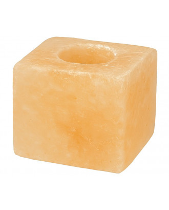 Bougeoir carré en sel de l'Himalaya SAUFLEX, 1-1,5 kg Bougeoir carré en sel de l'Himalaya SAUFLEX, 1-1,5 kg ECLAIRAGE SAUNA ET HAMMAM