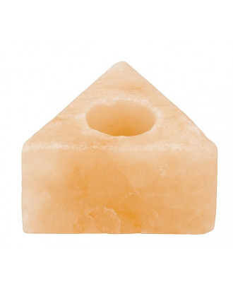 Bougeoir triangulaire en sel de l'Himalaya SAUFLEX, 1-1,5 kg Bougeoir triangulaire en sel de l'Himalaya SAUFLEX, 1-1,5 kg ECLAIRAGE SAUNA ET HAMMAM