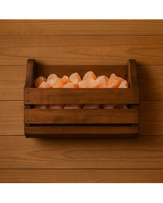 Sel de l'Himalaya en boîte opaque 350 x 240 x 130 mm, 6,5 kg BÂTIMENT DE SAUNA
