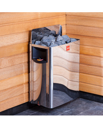 Chauffe-sauna électrique Harvia The Wall SW80, 8 kW, avec contrôle intégré RÉCHAUFFEURS ÉLECTRIQUES DE SAUNA