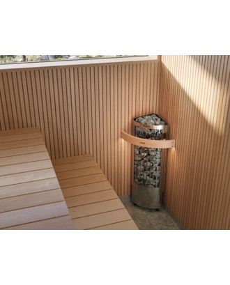 Poêle de sauna électrique Harvia Cilindro Corner XE, 6,8 kW, avec unité de contrôle Xenio RÉCHAUFFEURS ÉLECTRIQUES DE SAUNA