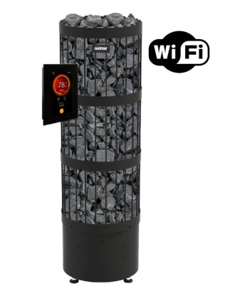 Poêle de sauna électrique Harvia Legend PO70FC, 6,8 kW, noir, avec unité de contrôle Wi-Fi RÉCHAUFFEURS ÉLECTRIQUES DE SAUNA