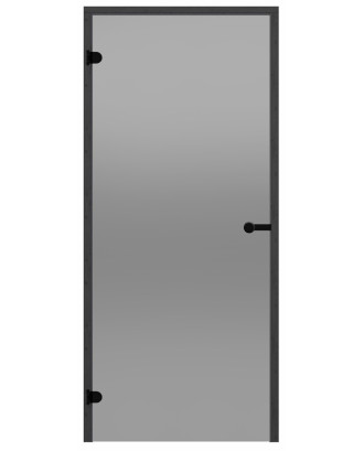 Portes de sauna en verre HARVIA 9x21 Gris (cadre en pin noir) PORTES DE SAUNA