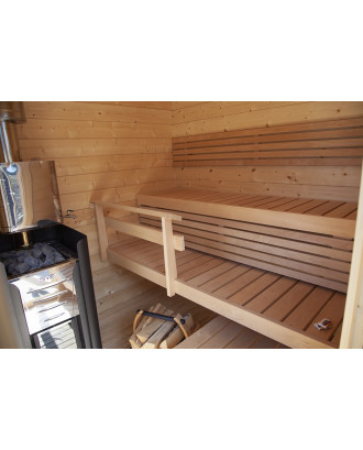 SAUNA EXTÉRIEUR HARVIA SOLIDE COMPACT VISION SLDCV01PS SAUNA EXTÉRIEUR