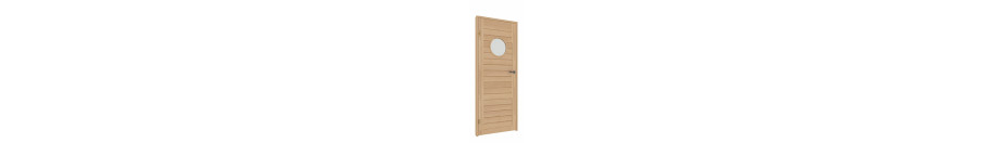 Portes de sauna en bois