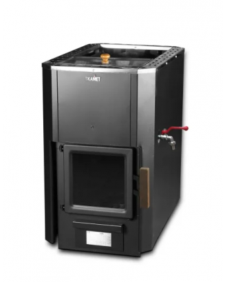 Poêle de sauna Skamet – P-11620 RV Chauffe-eau - façade, avec vitre POÊLES DE SAUNA À BOIS