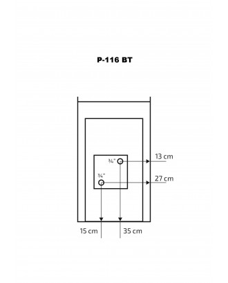 Chauffe-sauna – SKAMET P-116BTGL Chauffe-eau - retour POÊLES DE SAUNA À BOIS