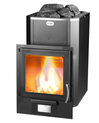 Poêle de sauna Skamet – PT-216 GL, avec vitre POÊLES DE SAUNA À BOIS