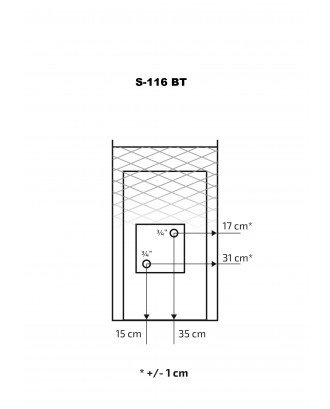 Réchauffeur de sauna – SKAMET S-116 BV Chauffe-eau Retour POÊLES DE SAUNA À BOIS