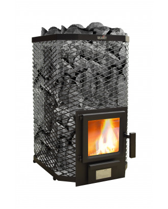 Poêle de sauna – SKAMET S-116 BPGL Chauffage à eau à droite, avec vitre Chauffe-sauna – SKAMET S-116 BP Chauffe-eau Droit POÊLES DE SAUNA À BOIS