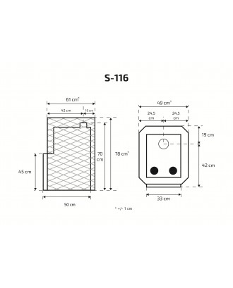 Réchauffeur de sauna – SKAMET S-116 POÊLES DE SAUNA À BOIS