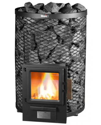 Poêle de sauna Skamet – SY116, avec vitre POÊLES DE SAUNA À BOIS
