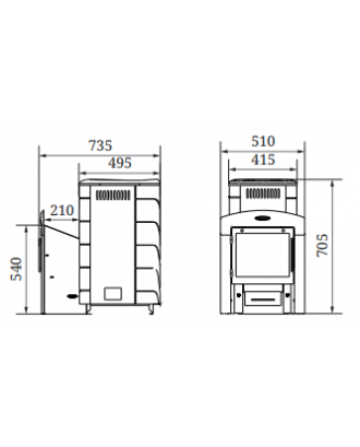 Poêle de sauna TMF Compact 2017 Inox Vitra anthracite, CE (22903) Poêles Sauna TMF